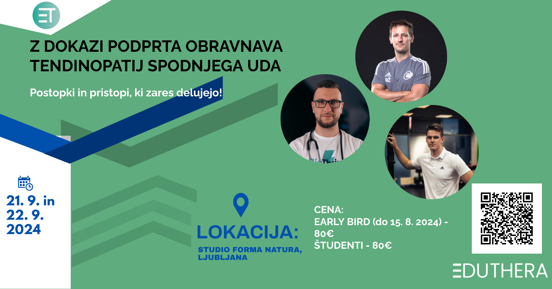 Izobraževanje: Z dokazi podprta obravnava tendinopatij spodnjega uda